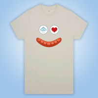 Bratwurst Smiley Shirt - beige